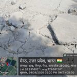 घटिया निर्माण सामग्री बनते ही टूट रहीं सड़कें