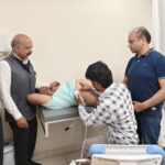 हेल्थ एंड फिटनेस सोसाइटी का निशुल्क चिकित्सा कैंप