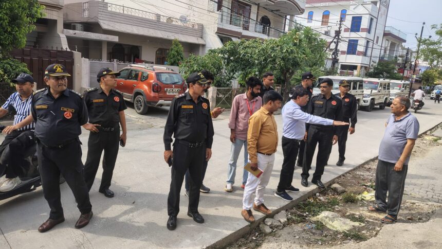 गरजा निगम का बुलडोजर अवैध कब्जे जमीदोज