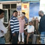 निगम का सफाई कर्मचारी हादसे में घायल