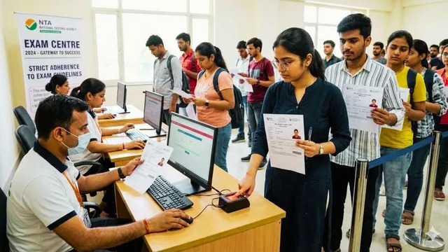कड़ी सुरक्षा के बीच एनईईटी-यूजी की परीक्षा