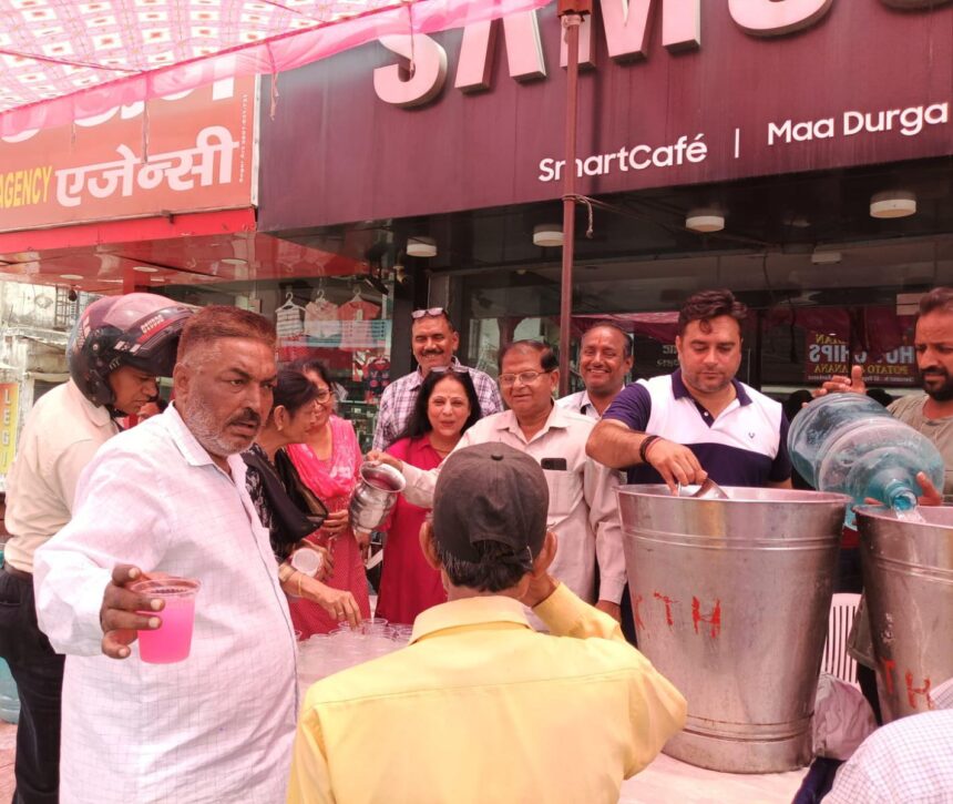 ताकि गर्मी में मिल सके लोगों को राहत