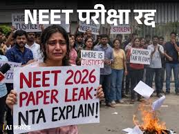 NEET UG 2026 परीक्षा रद्द