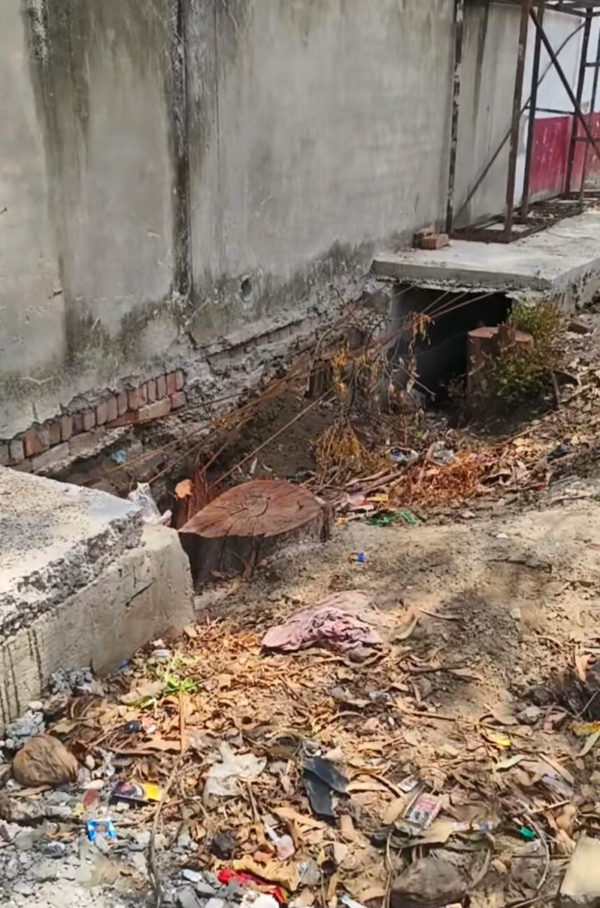 ठेकेदार की कारगुजारी बारिश में पड़ेगी भारी