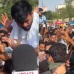 कॉकरोच पार्टी प्रमुख को मारे चांटे