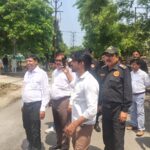जेल रोड पर गरजा नगर निगम का बुल्डोजर