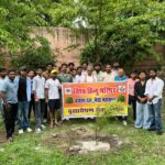 सेवा सप्ताह में बजरंग दल ने लगाए पौधे