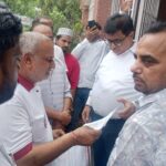 महंगाई के विरोध में व्यापार मंडल का प्रदर्शन