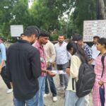 कांग्रेस की छात्रों की गूंज का 11वां दिन