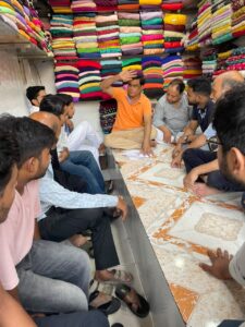 एकता बाजार व्यापार संघ की बैठक