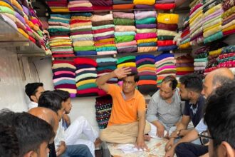 एकता बाजार व्यापार संघ की बैठक