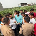 जाहिदपुर में गोकशी मौके पर पहुंचे बजरंगी