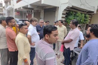 न्यू देवपुरी पहुंचे भाजपा नेता कमलदत्त
