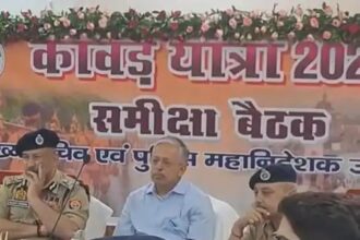 कांवड़ यात्रा मार्ग पहुंचे मुख्य सचिव व डीजीपी