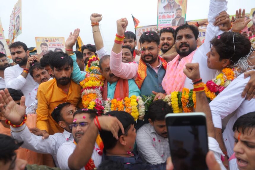 डॉ. रोहित मिश्रा का जोरदार स्वागत