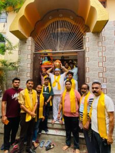 नगर मंडल में भाजपा की कलश यात्रा