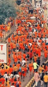 हाइवे पर जाम गाड़ियां फंसी