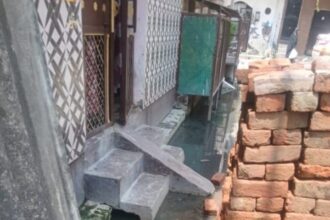 बारिश थमने के बाद भी नहीं निकला पानी