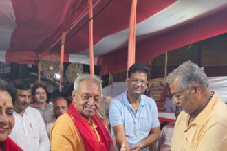 बड़ी संख्या में पहुंचे भाजपा के तमाम नेता