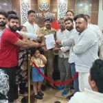CCSU भारी फोर्स ने नहीं निकलने दिया पैदल मार्च