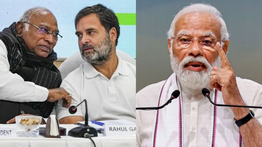 पीएम मोदी काे राहुल व मल्लिकार्जुन खरगे का पत्र
