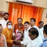 प्रभारी रामप्रताप सिंह चौहान का स्वागत