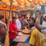 श्रीकृष्ण की छठी पर में कढ़ी-चावल का भंडारा