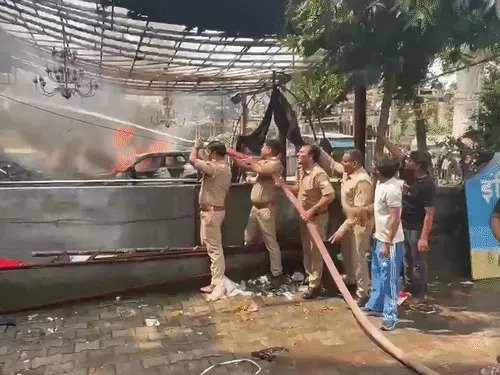 आग हादसे के पीछे साजिश की आशंका