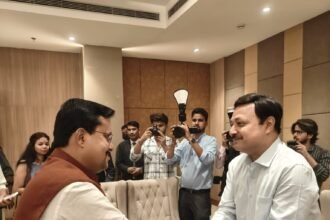 नितिन नवीन से मिले डा. संजय जैन