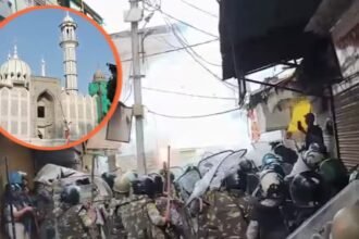 शाही जामा मस्जिद का हिस्सा तोड़ने पर हिंसा