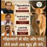 बीफ पर भाजपा के बड़े नेताओं को डबल स्टैंड