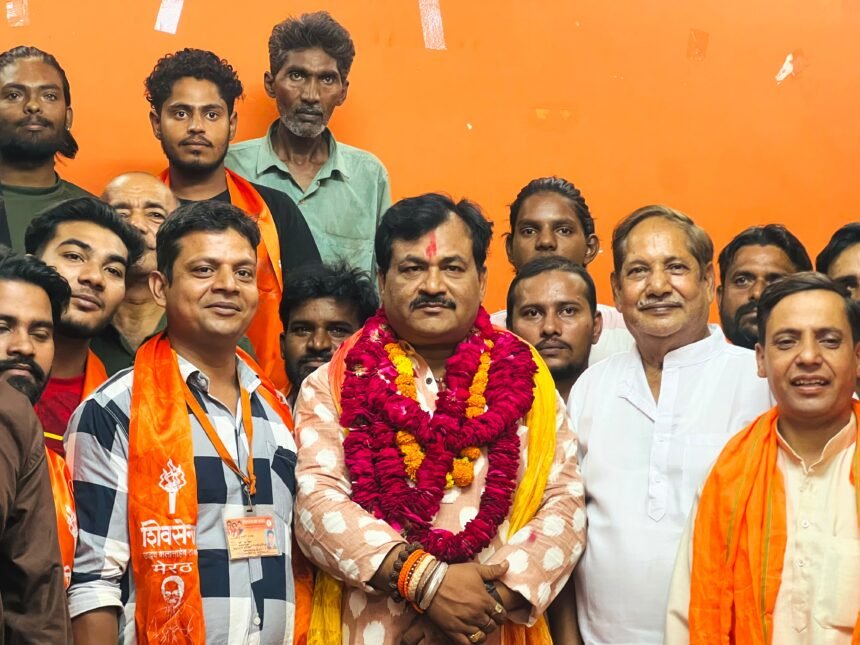 पश्चिमी यूपी प्रभारी धर्मेन्द्र तोमर का शानदार स्वागत